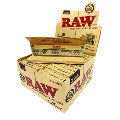 Wholesale - x24 Raw Classic Rolling Papers with tips