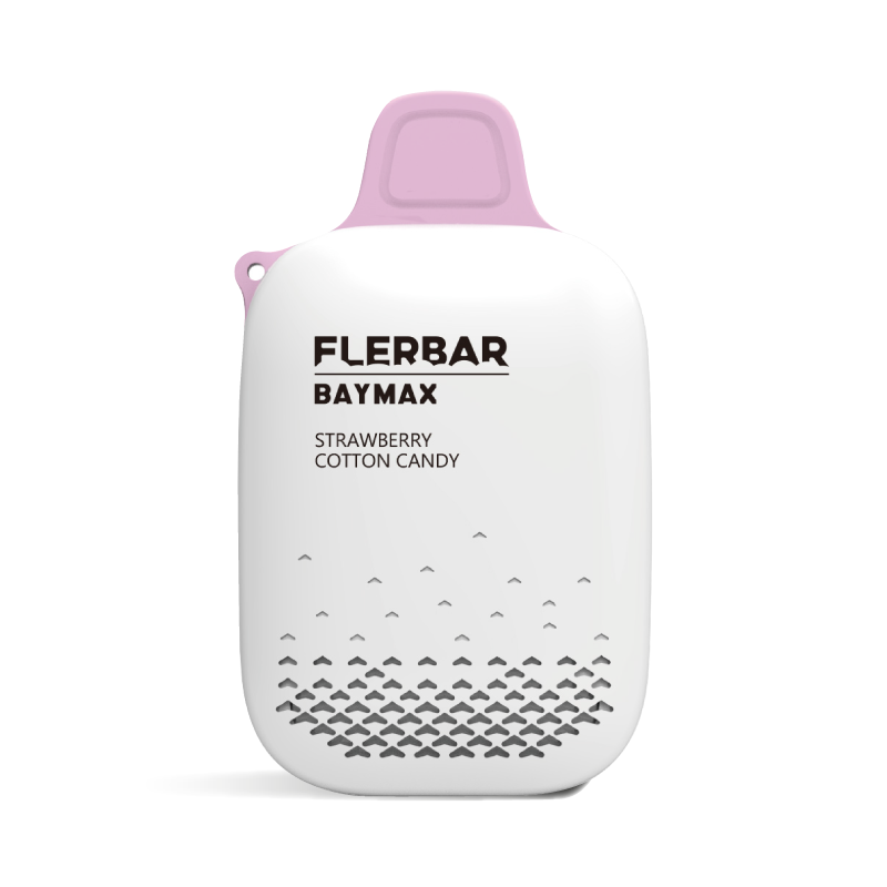 Wholesale - Flerbar Baymax 3500 Puff 0mg - Strawberry Cotton Candy