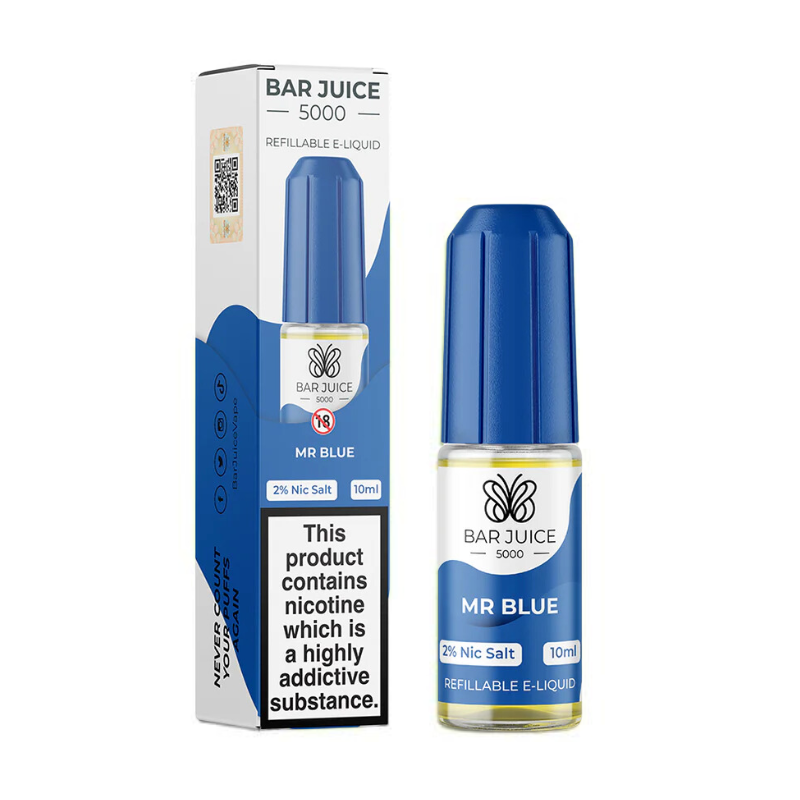 Wholesale - Bar Juice 5000 - Mr Blue 10mg/20mg