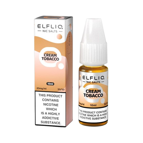 Wholesale - Elfliq Salts - Snoow/Cream Tobacco