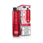 Red IVG vape device with packaging on a white background