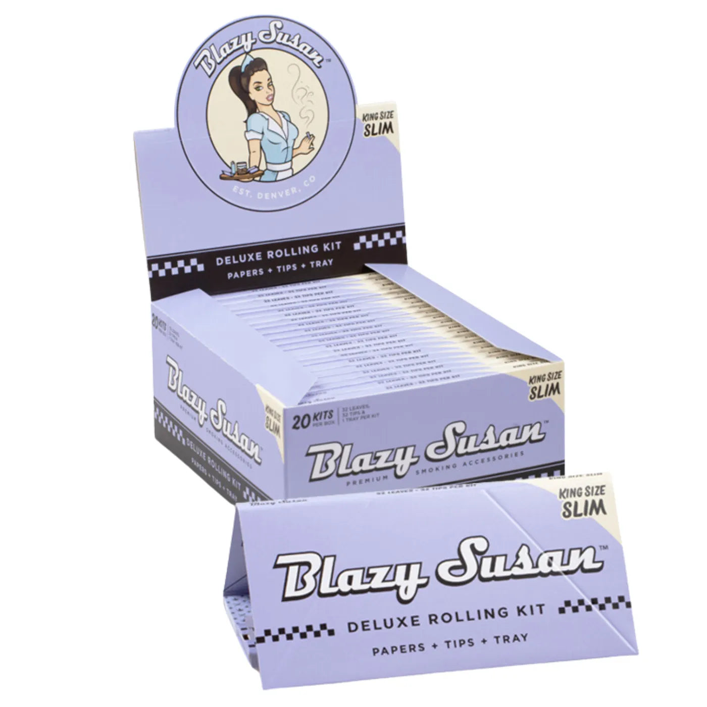 Blazy Susan - Deluxe Rolling Paper Kits - 20pcs