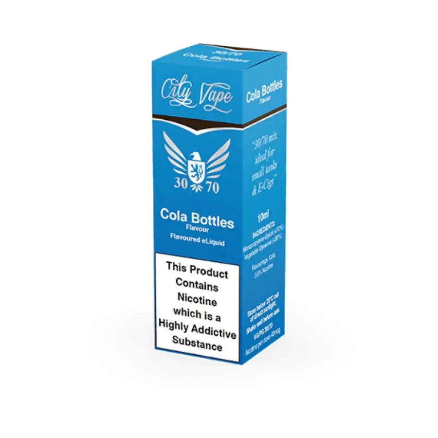 Cty Vape Cola Bottles vape liquid packaging on a white background