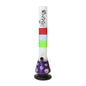 Chongz colourful 40cm midnight cowboy waterpipe on a white background