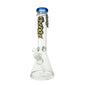 Chongz clear glass medium-sized waterpipe on a white background
