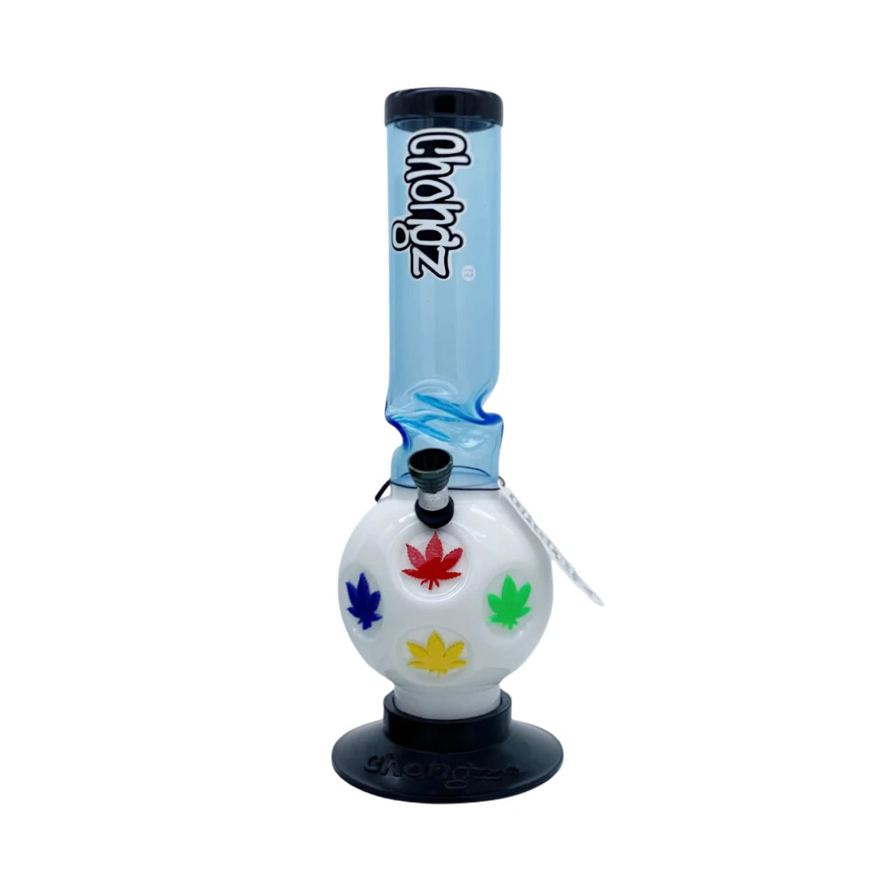 Chongz 30cm "Leafilicious" Bubble Bong on a white background