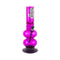 Chongz colourful 30cm snug slacks waterpipe on a white background