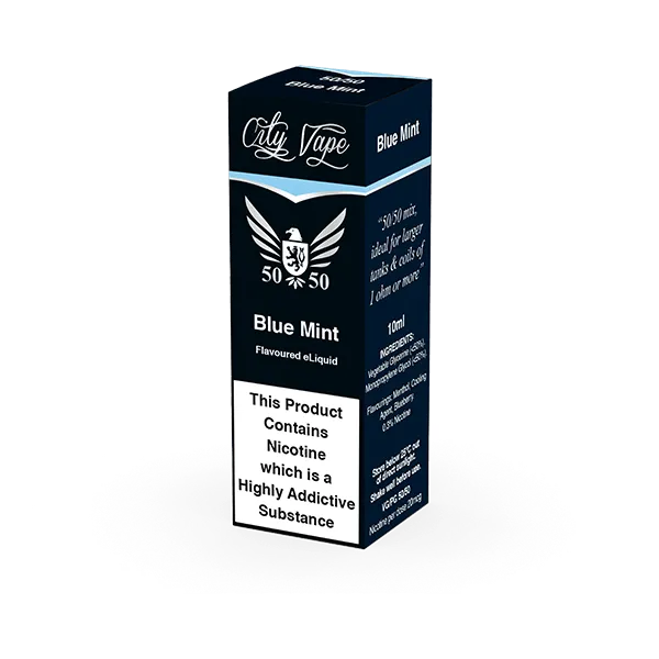 City Vape - 50/50 10ml - Blue Mint