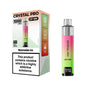 Crystal Pro CP 10K vape device and packaging with watermelon ice flavor on a white background.