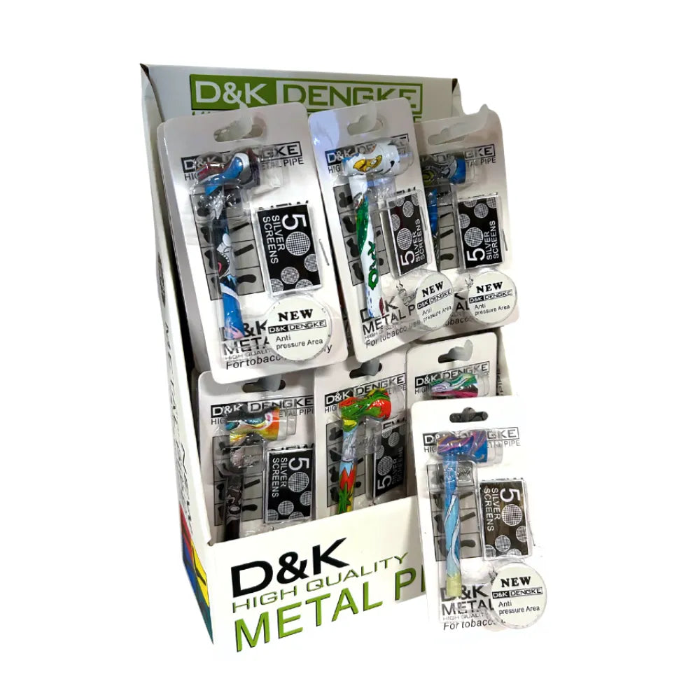 D&K - Glass Pipes 24pcs - Various Designs