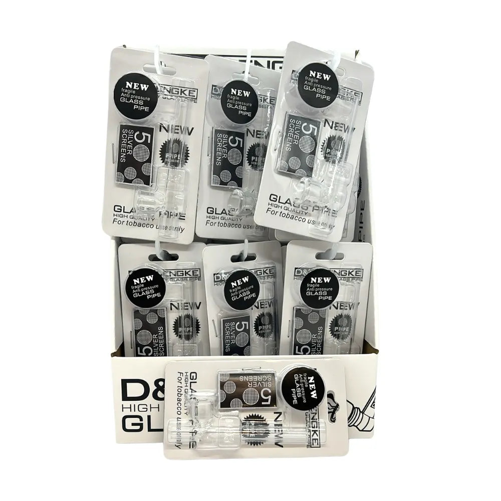 D&K - Glass Pipes 24pcs - Various Designs