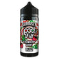 Vape pod with colorful label on a white background