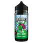 Vape juice bottle labeled 'Seriously Nice Frozen Apple Berry' on a white background
