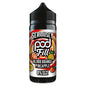 Bottle of Seriously Pod Fill e-liquid with blood orange pineapple on a white background