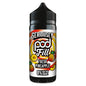Bottle of Seriously Pod Fill e-liquid with fresh pineapple on a white background