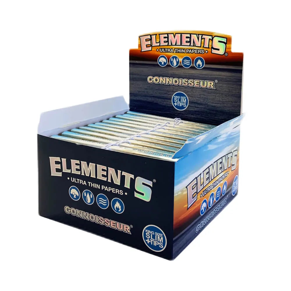 Element Paper Tips Box Wholesale Elements Connoisseur King-Size Papers | UK Vape Supply – UK ...