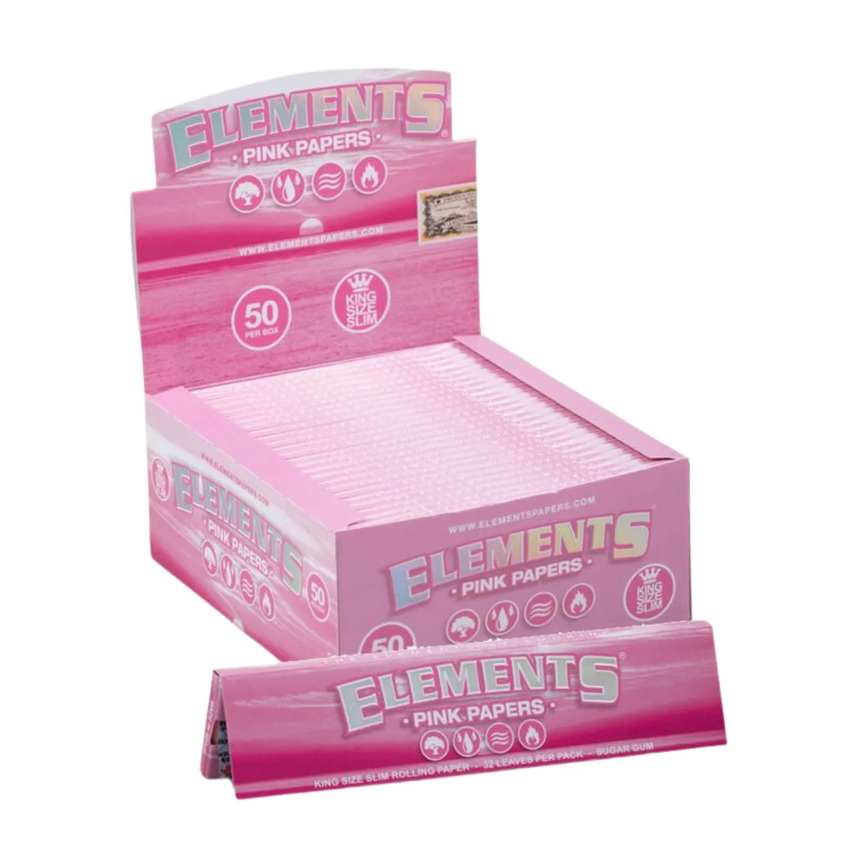 Papers - Elements Rolling Papers - 50 Packs