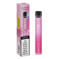 Pink Elfbar vape pen and packaging on a white background