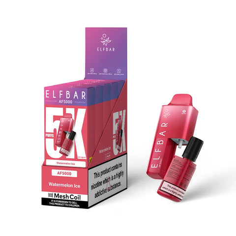 Box Of 5 - Elfbar AF5000 - Watermelon Ice