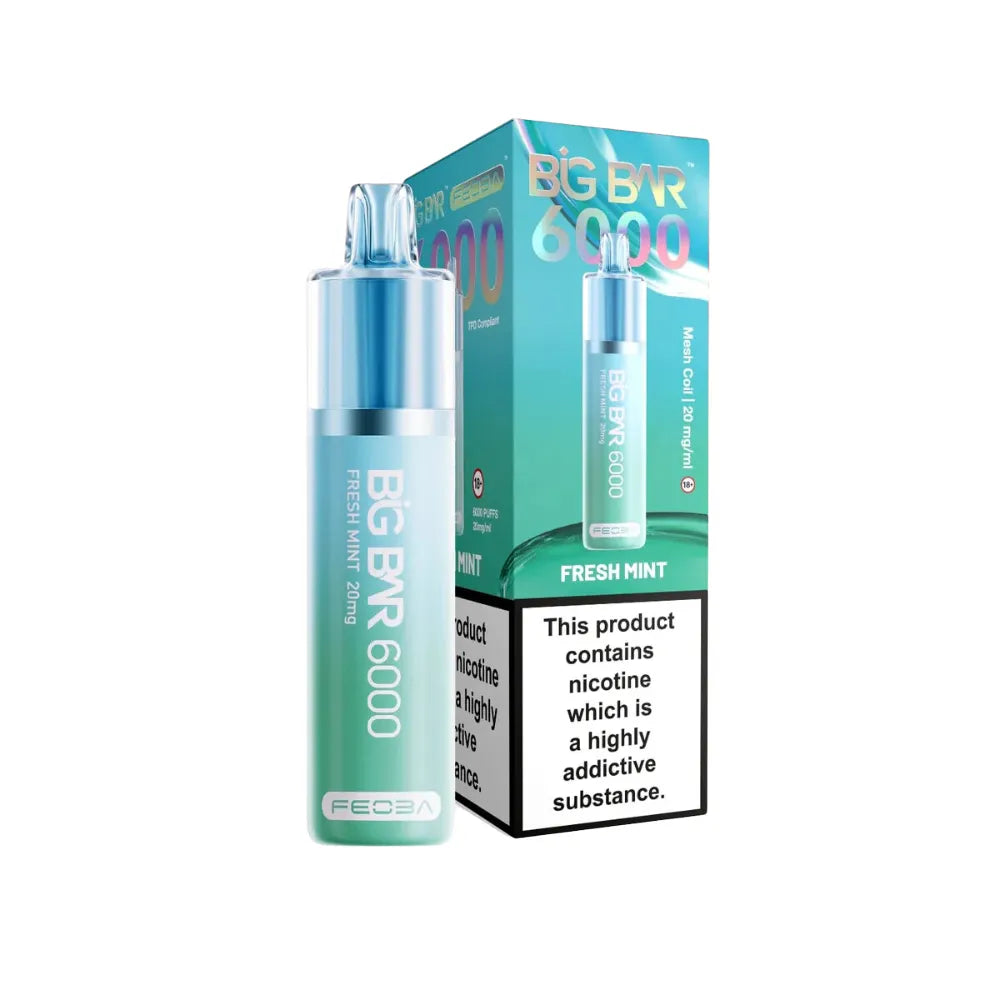 Feoba Big Bar 6000 - Fresh Mint - Disposable Vape