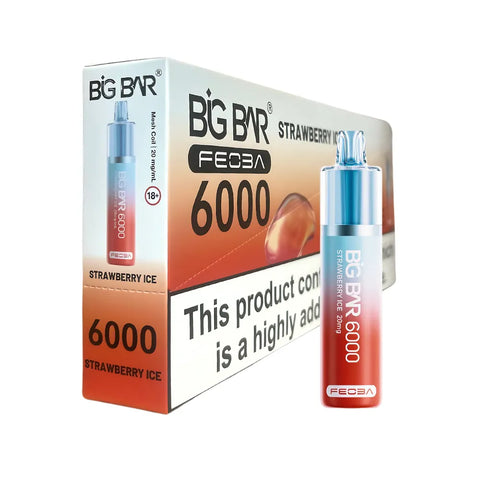 Box Of 5 - Feoba Big Bar 6000 - Disposable Vape