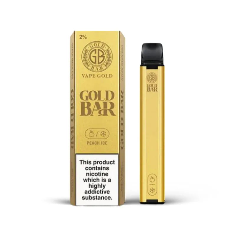 Vape Gold's Gold Bar - Peach Ice