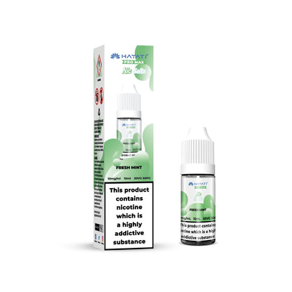 hayati Fresh Mint vape juice packaging on a white background