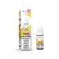 Lemon Peach Passionfruit vape juice packaging with nicotine warning label on a white background