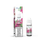 Strawberry watermelon e-liquid bottle with packaging on a white background
