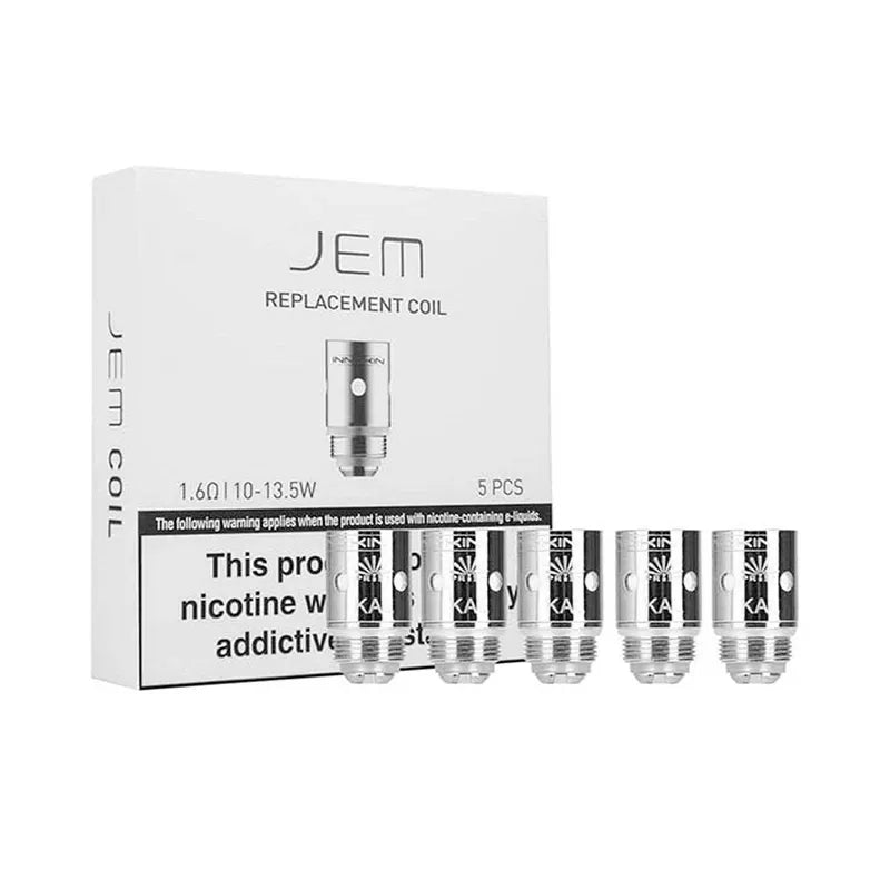 JEM replacement coils packaging with coils in front on a white background