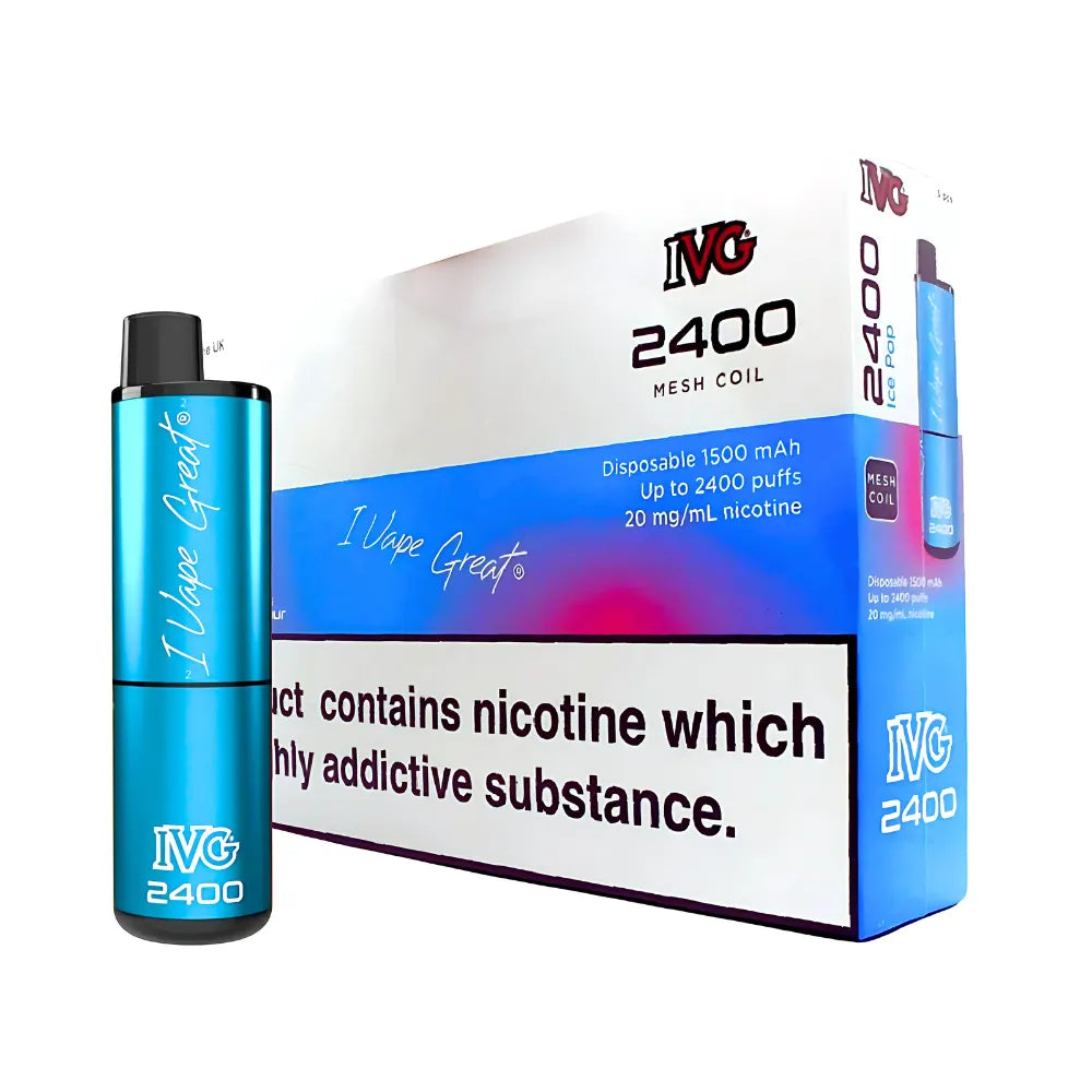 Box of 5 - IVG 2400 - Ice Blue