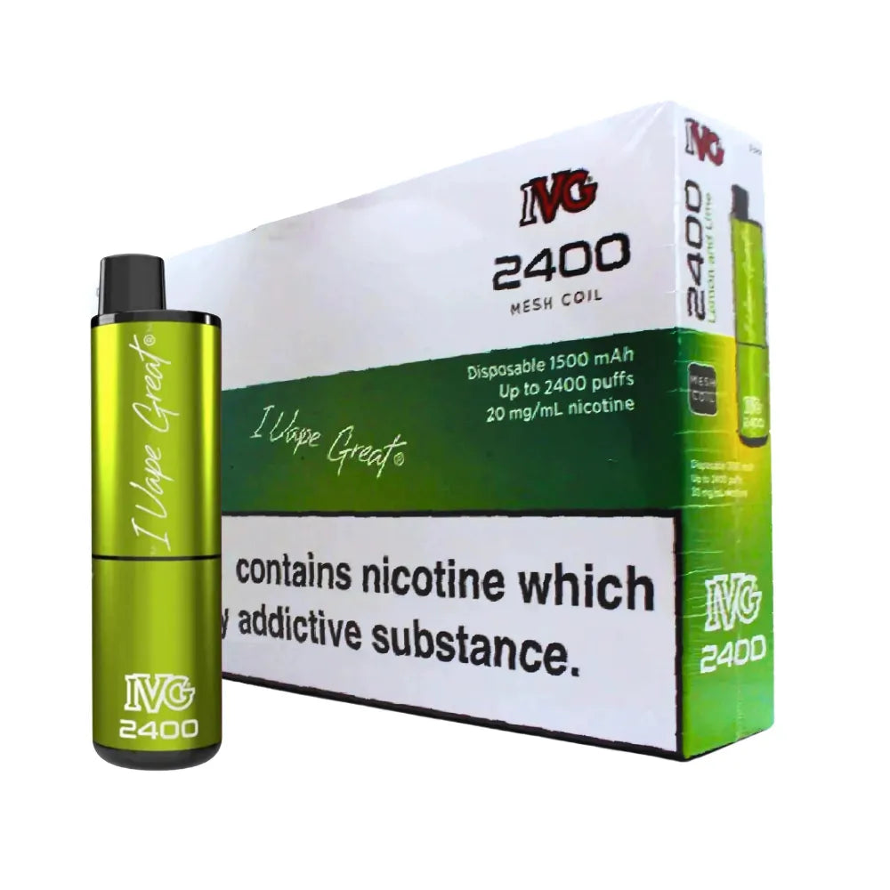 Box of 5 - IVG 2400 - Lemon & Lime