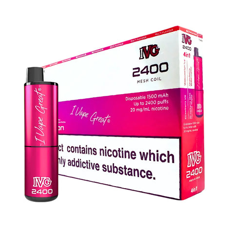 Box of 5 - IVG 2400 - Pink Edition