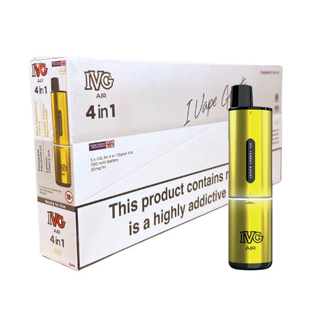 Box of 5 - IVG Air 4in1 - Yellow