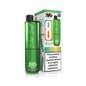 IVG 2400 recharge 8 vape device in "kiwi edition" flavour with colourful packaging on a white background.