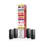 IVG 2400 Reload 4in1 Grapefruit Edition colourful packaging with 4 black pods on a white background