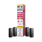 IVG 2400 Reload 4in1 Watermelon Edition colourful packaging with 4 black pods on a white background