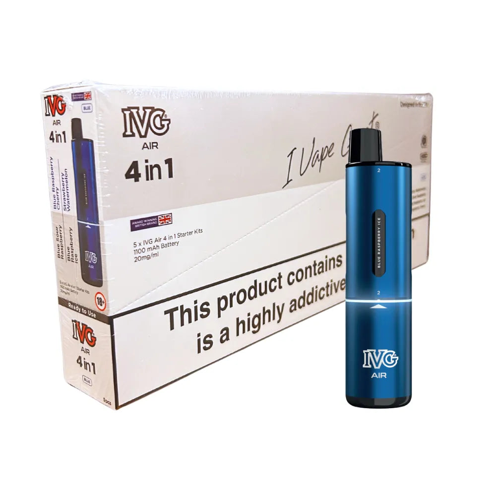 Box of 5 - IVG Air 4in1 - Blue