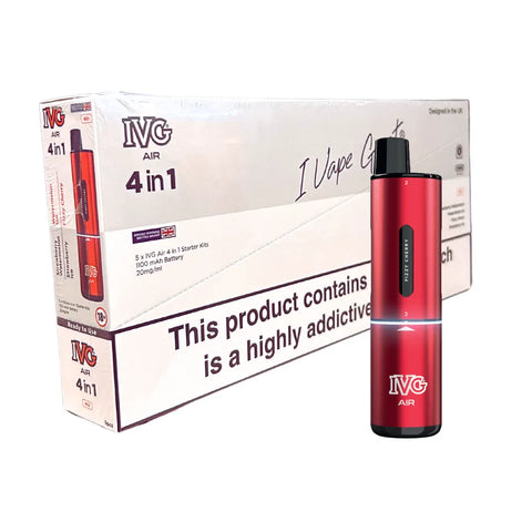 Box of 5 - IVG Air 4in1 - Red