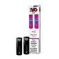 IVG Air vape pods blue razz plum and packaging on a white background