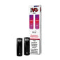 IVG Air vape pods strawberry watermelon and packaging on a white background