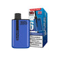 Blue IVG SAVR vape device with packaging on a white background