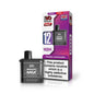 IVG Smart Max 10k Vape refill pod in "Purple Lemonade" flavour beside colourful packaging on a white background,