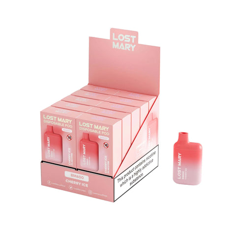 Box of 10 - Lost Mary BM600 - Cherry Ice