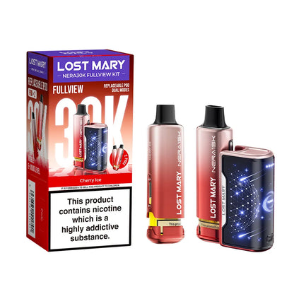 Lost Mary vape device and packaging on a white background