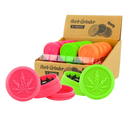 Herb Grinder - Soft Touch Plastic Grinder