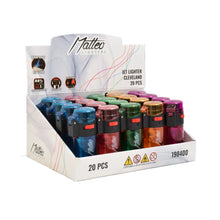 Matteo - Small Round Jet Lighters 20pcs