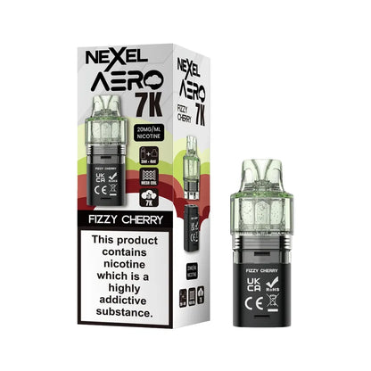 Nexel Aero 7K replacement pod packaging with one cartridge on a white background