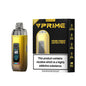 OXVA VPrime vaping device and packaging on a white background