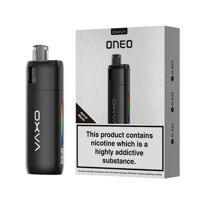 OXVA ONEO vape device and packaging on a white background